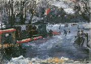 Lovis Corinth Eisbahn im Berliner Tiergarten oil painting